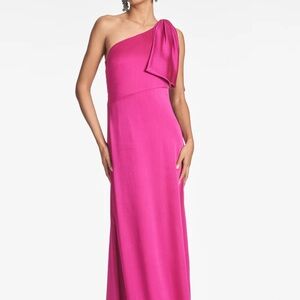 Sachin + Babi Fuchsia One Shoulder Dress
